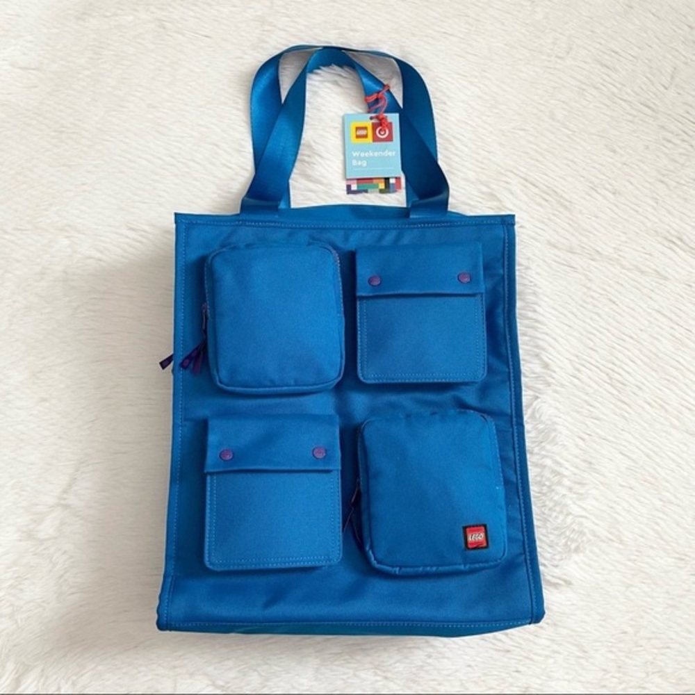 Target x LEGO Exclusive Utility Weekender Bag Tote in Blue
